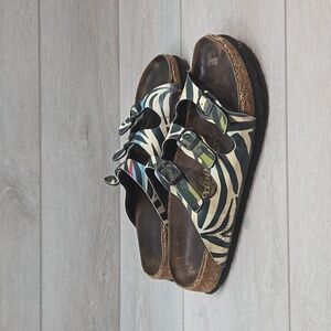 Papillio By Birkenstock Florida Sandals Flats slide shoes sz 40/9 Narrow